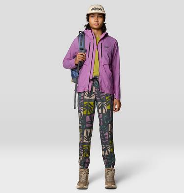 Women's Trail Sender Pant, Color: Volcanic Meadows Print, image 6