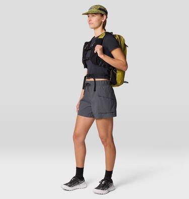 Women's Trail Sender Short, Color: Volcanic, image 2