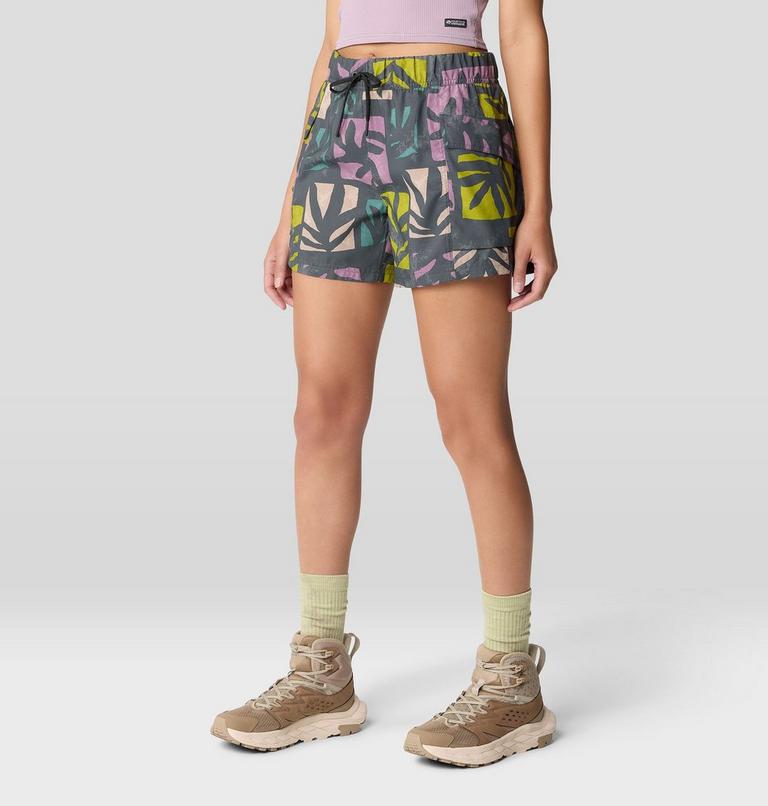 Women's Trail Sender Short, Color: Volcanic Meadows Print, image 5