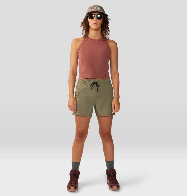 Women's Trail Sender Short, Color: Light Army, image 10