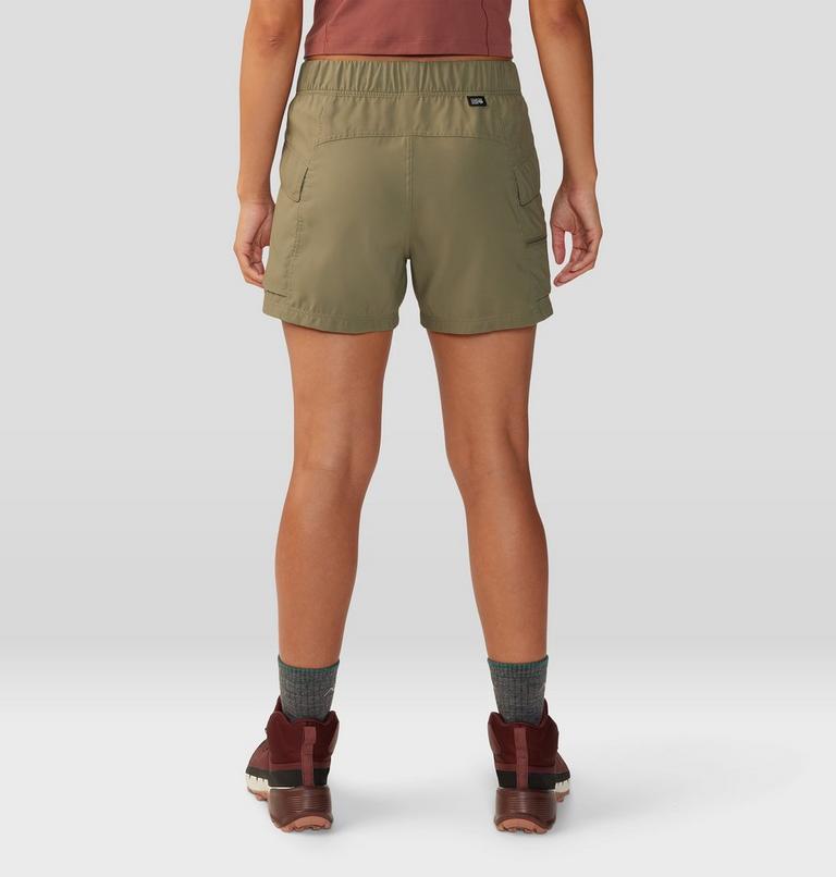 Women's Trail Sender Short, Color: Light Army, image 3