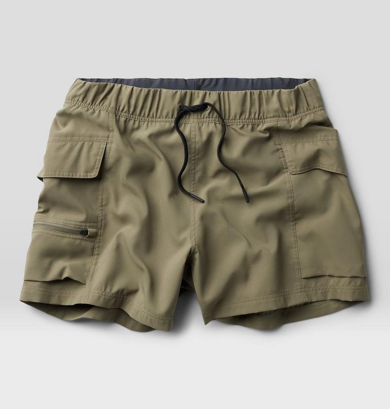 Women's Trail Sender Short, Color: Light Army, image 2