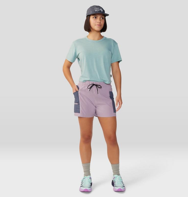 Women's Trail Sender Short, Color: Daze, Blue Slate, image 9