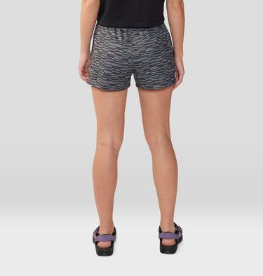 Women's Chillaction Short, Color: Ashen Sediment Check Print, image 6