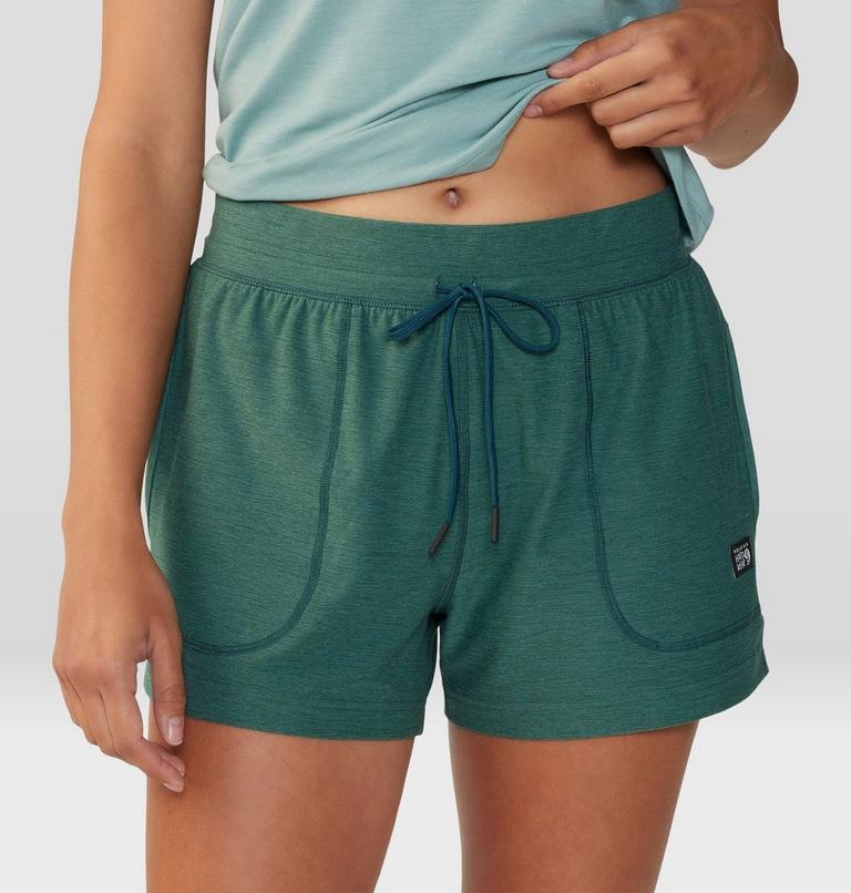 Women's Chillaction Short, Color: Aqua Green Heather, image 4