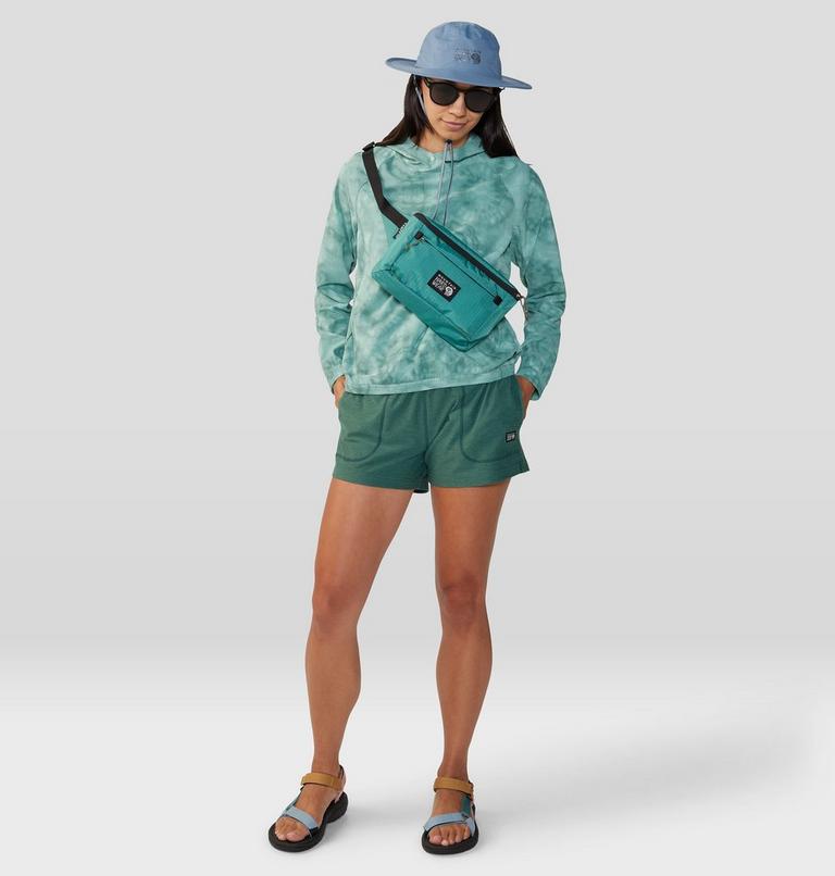 Women's Chillaction Short, Color: Aqua Green Heather, image 6