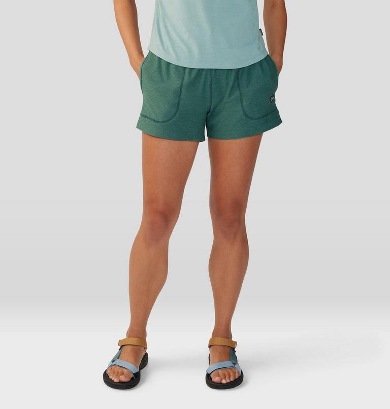 Women's Chillaction Short, Color: Aqua Green Heather, image 1