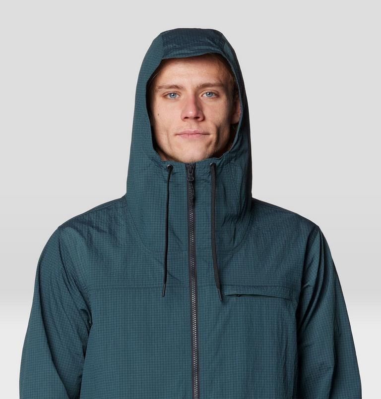 Men's Stryder Full Zip, Color: Blue Pine Ripstop, image 4