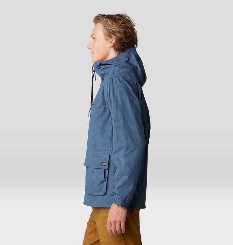 Men's Stryder Full Zip, Color: Moon Blue Ripstop, image 3