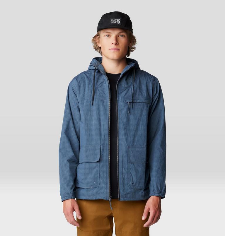 Men's Stryder Full Zip, Color: Moon Blue Ripstop, image 7