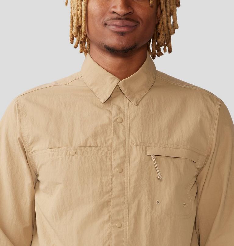 Men's Stryder Long Sleeve Shirt, Color: Moab Tan, image 4