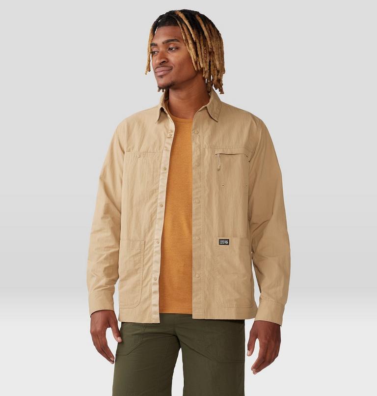 Men's Stryder Long Sleeve Shirt, Color: Moab Tan, image 6