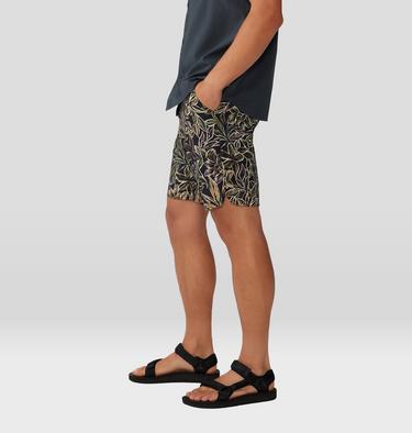 Men's Trail Sender Short, Color: Black Floral Print, image 16