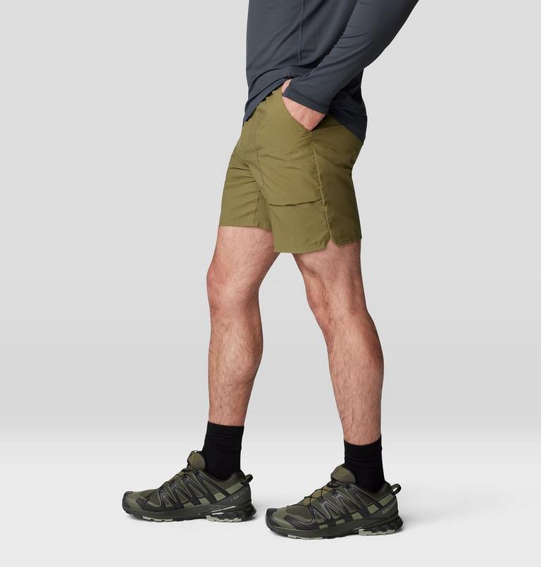 Men's Trail Sender Short, Color: Combat Green, image 3