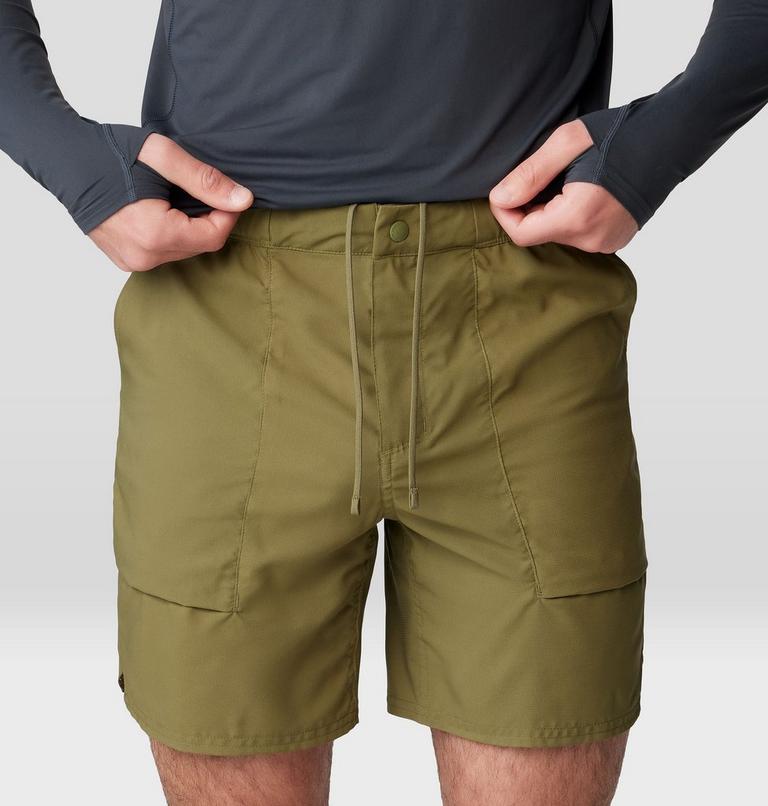 Men's Trail Sender Short, Color: Combat Green, image 4