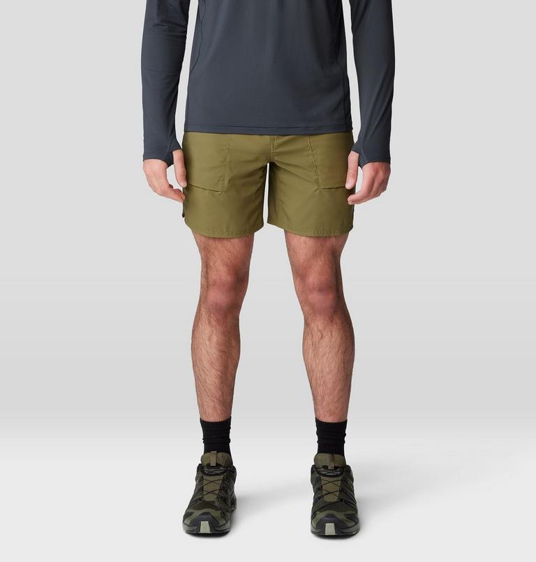 Men's Trail Sender Short, Color: Combat Green, image 1