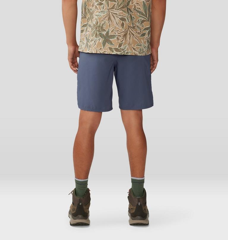 Men's Trail Sender Short, Color: Blue Slate, Dark Storm, image 3
