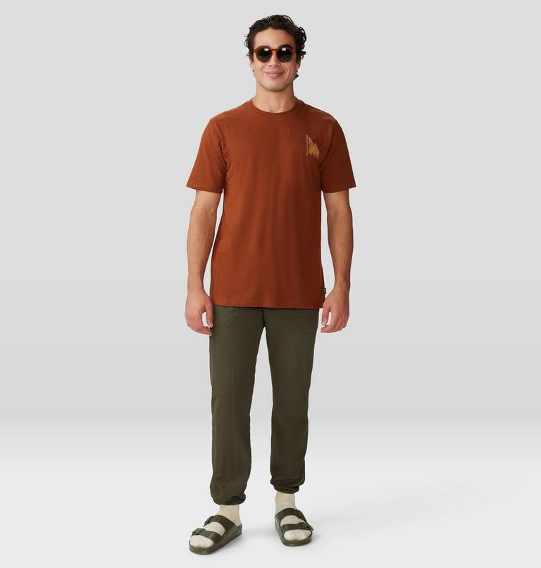 Men's Jagged Peak Short Sleeve, Color: Iron Oxide, image 6