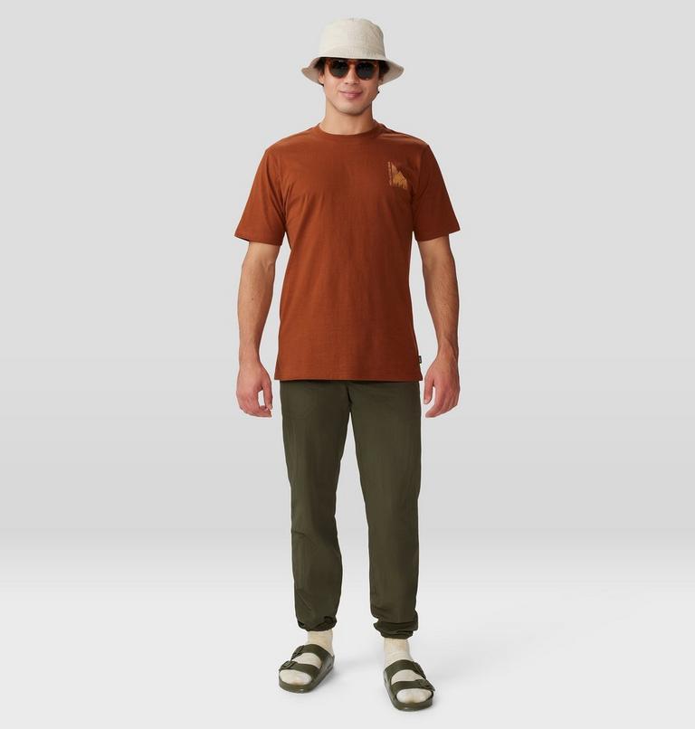 Men's Jagged Peak Short Sleeve, Color: Iron Oxide, image 7