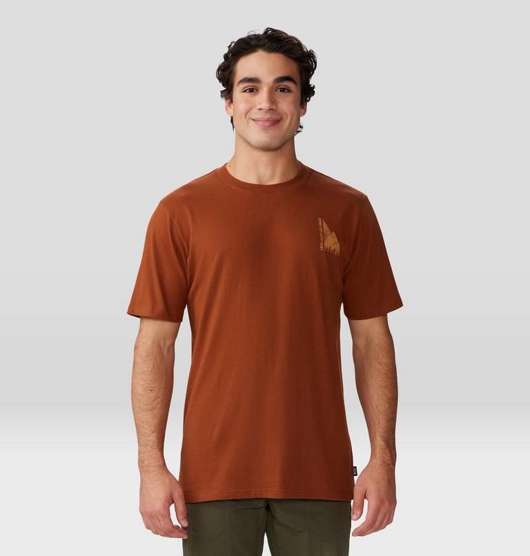 Men's Jagged Peak Short Sleeve, Color: Iron Oxide, image 1