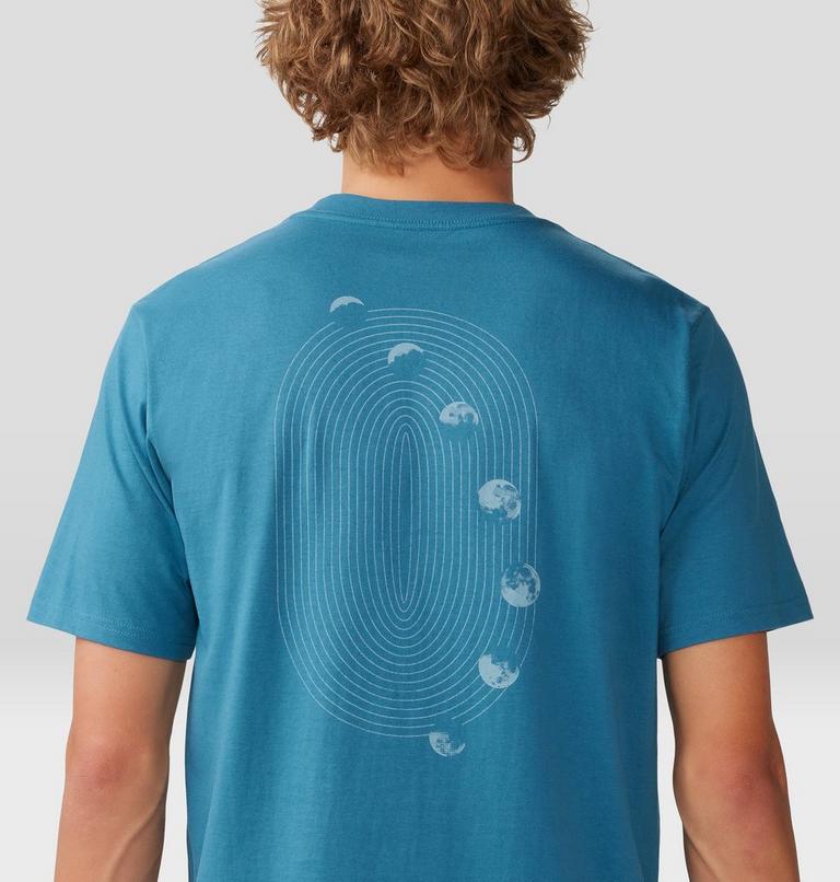 Men's Moon Phases Short Sleeve, Color: Baltic Blue, image 5
