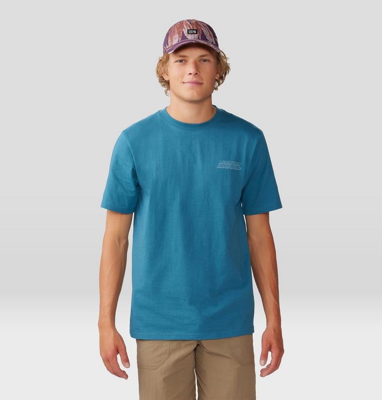Men's Moon Phases Short Sleeve, Color: Baltic Blue, image 7