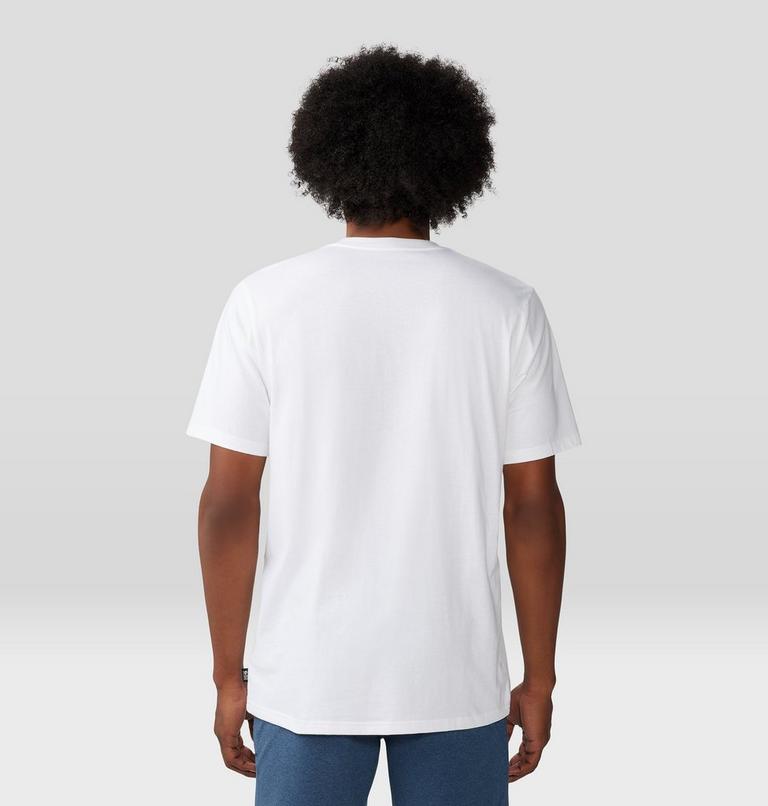 T-shirt à manches courtes Desert Check Homme, Color: White, image 2