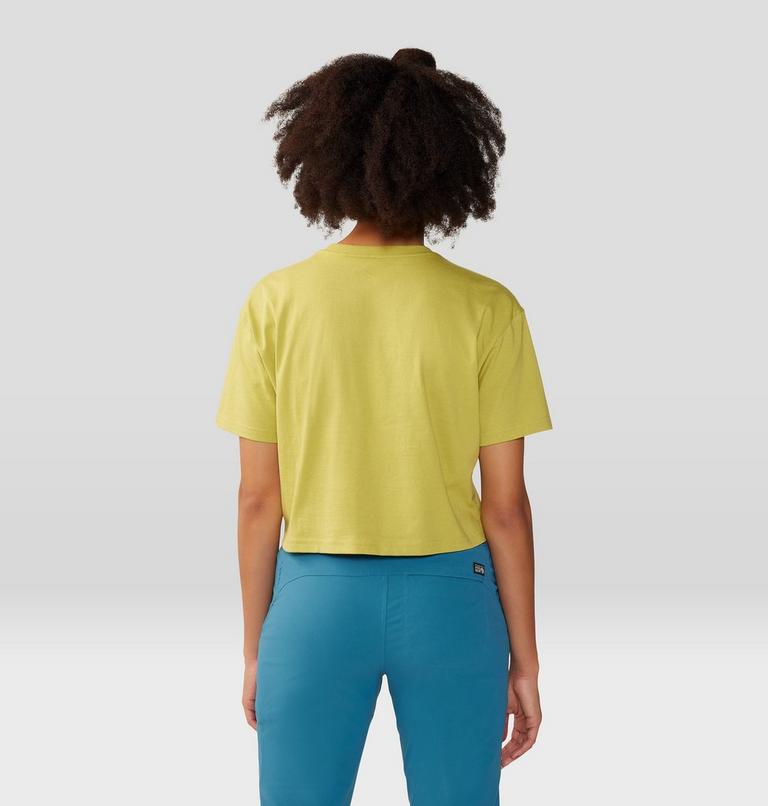 Haut droit court à manches courtes By Marina Inoue Femme, Color: Bright Olive, image 2