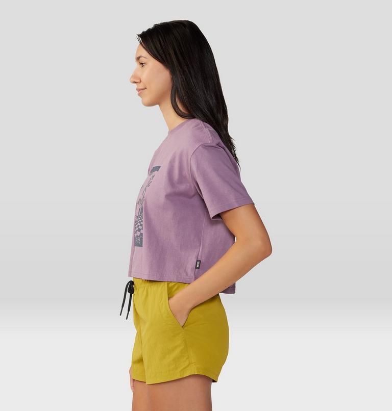 Women's By Marina Inoue Boxy Crop Short Sleeve, Color: Dark Daze, image 3