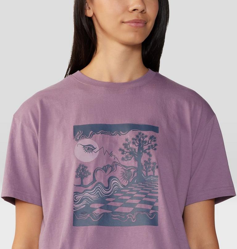 Women's By Marina Inoue Boxy Crop Short Sleeve, Color: Dark Daze, image 4