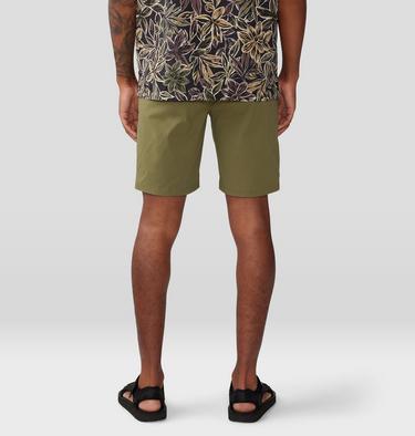 Men's Traxion Short, Color: Combat Green, image 6