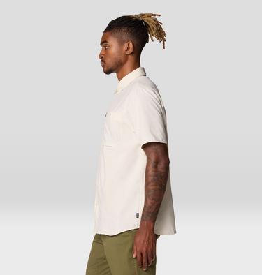 Men's Trail Sender Short Sleeve, Color: Stone, image 4