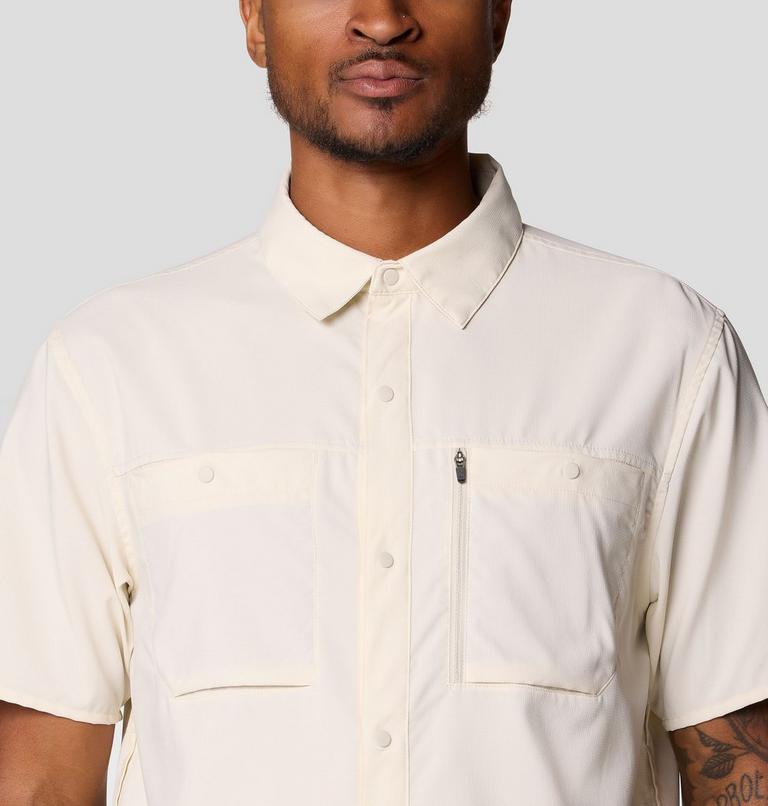 Men's Trail Sender Short Sleeve, Color: Stone, image 5