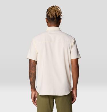 Men's Trail Sender Short Sleeve, Color: Stone, image 3