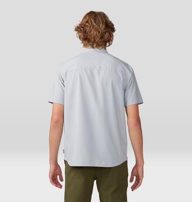 Men's Trail Sender Short Sleeve, Color: Glacial, Chalice, image 2