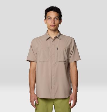 Men's Trail Sender Short Sleeve, Color: Hemp, image 1