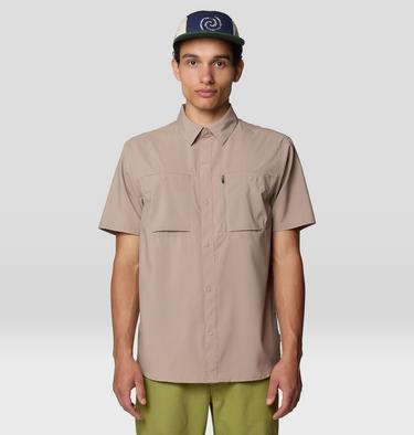 Men's Trail Sender Short Sleeve, Color: Hemp, image 2