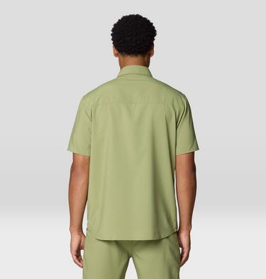 Men's Trail Sender Short Sleeve, Color: Light Cactus, image 7