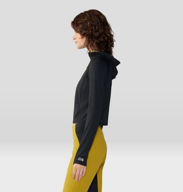 Women's Crater Lake Crop Zip, Color: Black, image 15