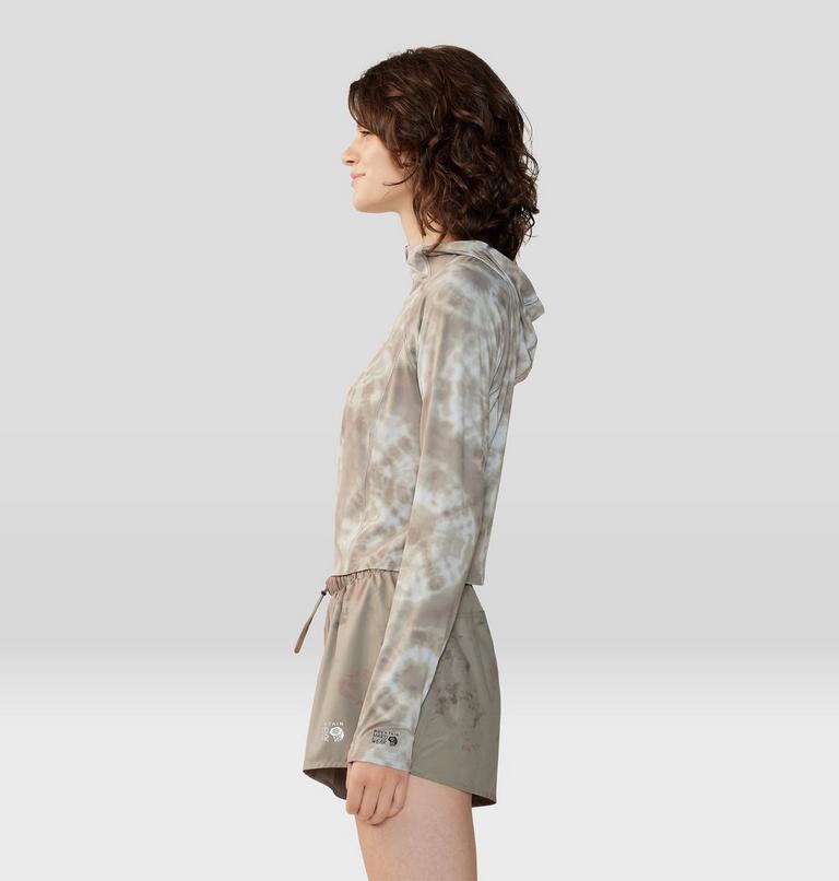 Femme Crater Lake Court Zip, Color: Dunes Spore Dye Print, image 3