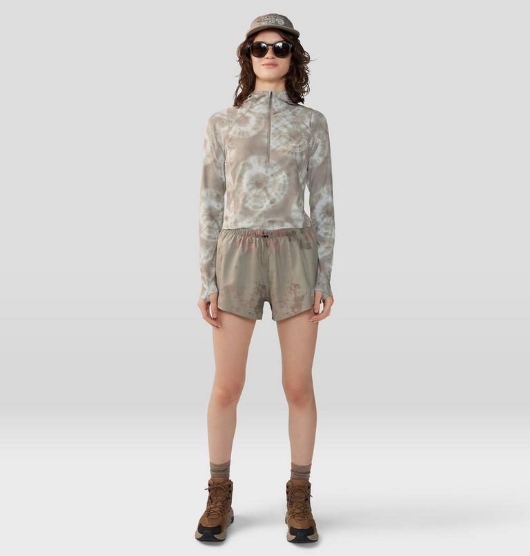 Femme Crater Lake Court Zip, Color: Dunes Spore Dye Print, image 8