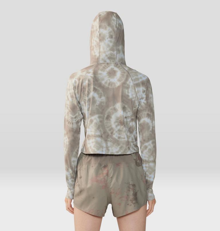 Femme Crater Lake Court Zip, Color: Dunes Spore Dye Print, image 2