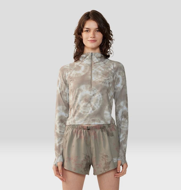 Femme Crater Lake Court Zip, Color: Dunes Spore Dye Print, image 1