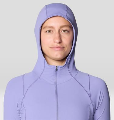 Women's Crater Lake Crop Zip, Color: Avid, image 8