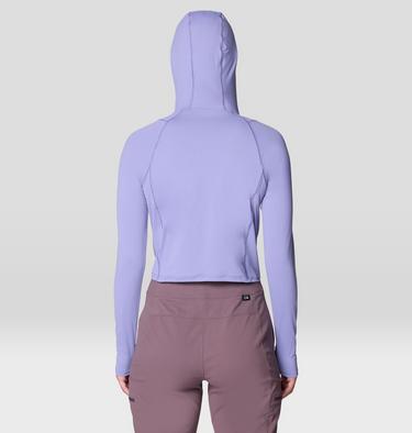 Women's Crater Lake Crop Zip, Color: Avid, image 6