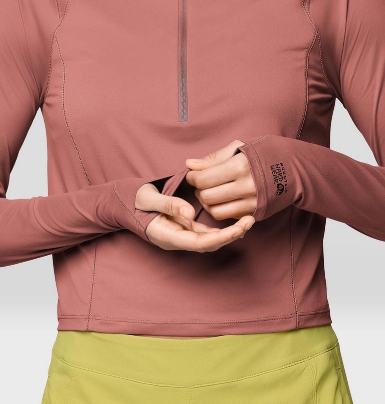 Women's Crater Lake Crop Zip, Color: 534, image 6