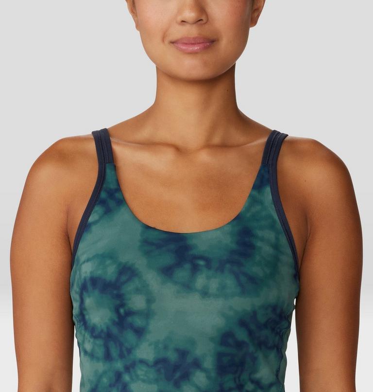 Camisole Yuba Trail Femme, Color: Blue Pine Spore Dye Print, image 4