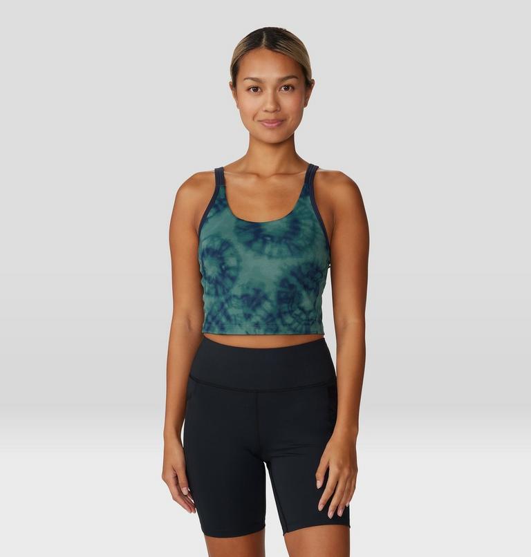 Camisole Yuba Trail Femme, Color: Blue Pine Spore Dye Print, image 1