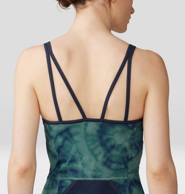 Women's Yuba Trail Onesie, Color: Blue Pine Spore Dye Print, image 5