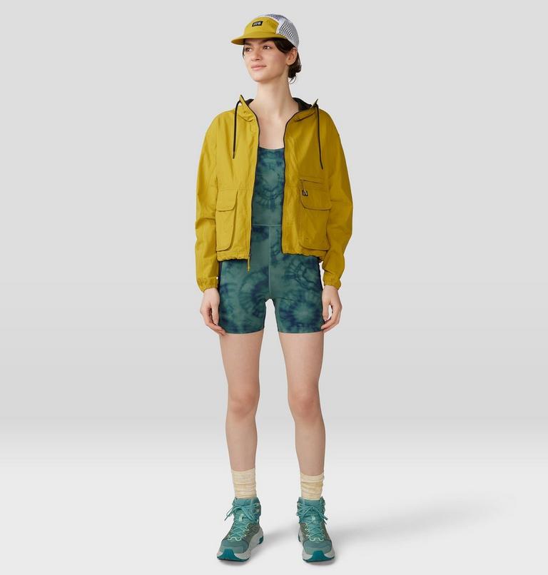 Women's Yuba Trail Onesie, Color: Blue Pine Spore Dye Print, image 8